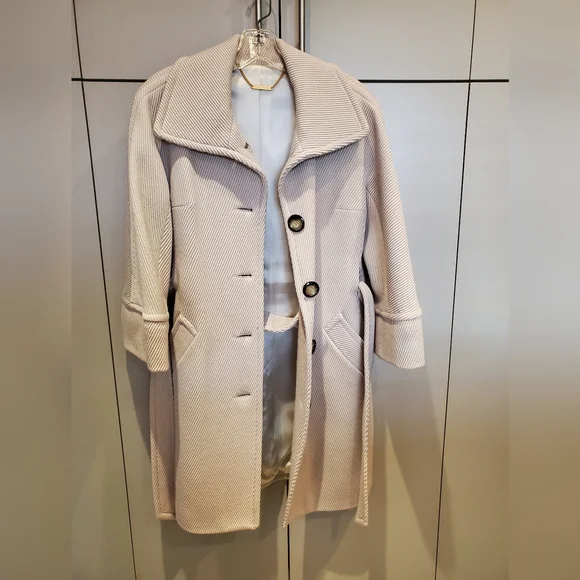 Trina Turk wool beige coat - Picture 2 of 6